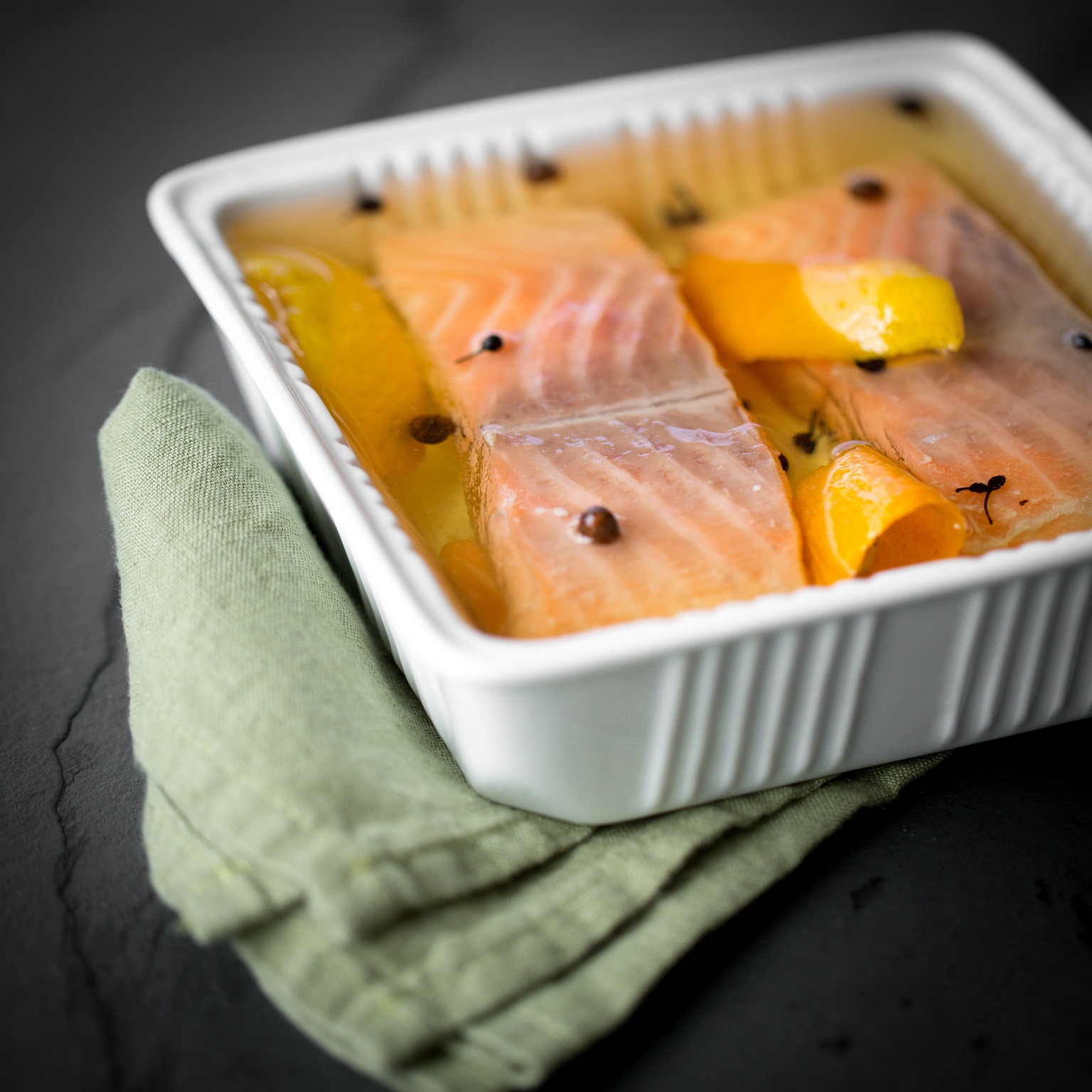 Recette SAUMON CONFIT - Sublim'